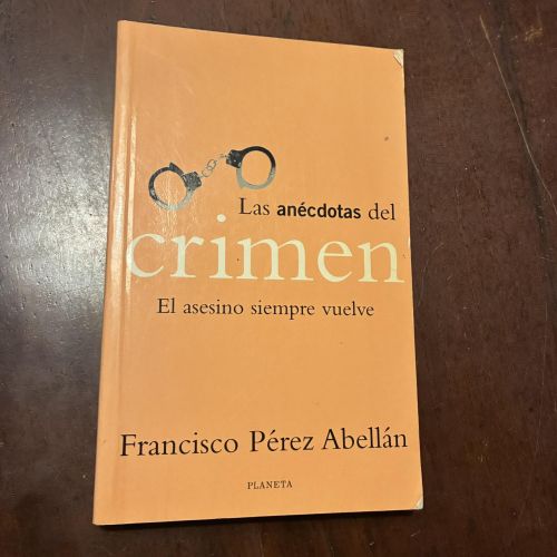 Portada del libro de Las anécdotas del crimen
