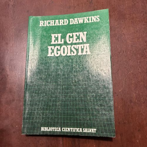 Portada del libro de El gen egoísta 
