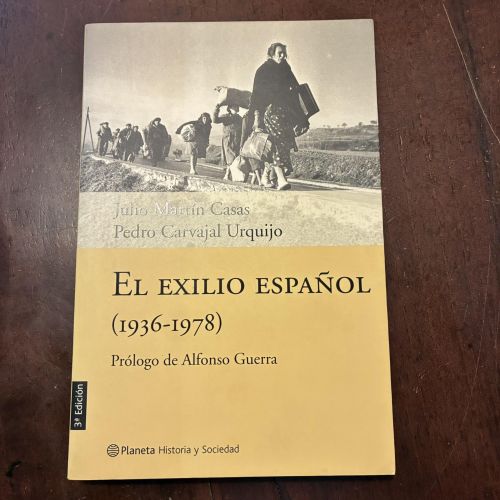 Portada del libro de El exilio español (1936-1978)