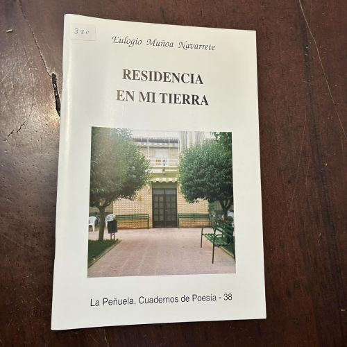 Portada del libro de Residencia en mi tierra