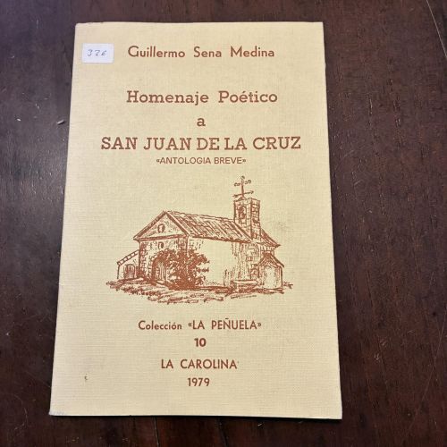 Portada del libro de Homenaje poético a San Juan de la Cruz
