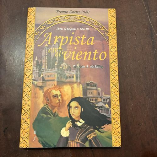 Portada del libro de Arpista en el viento