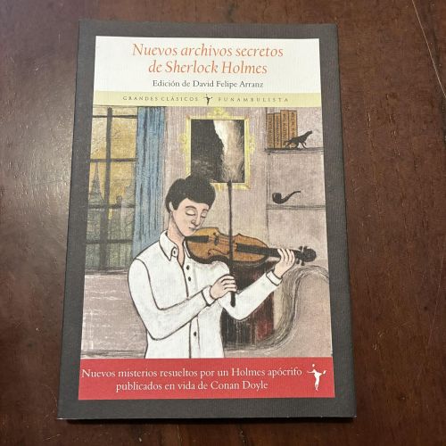 Portada del libro de Nuevos archivos secretos de Sherlock Holmes
