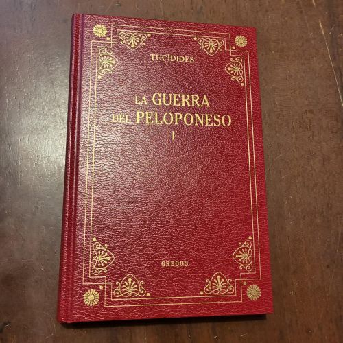 Portada del libro de La guerra del Peloponeso I (LibrosI-II)