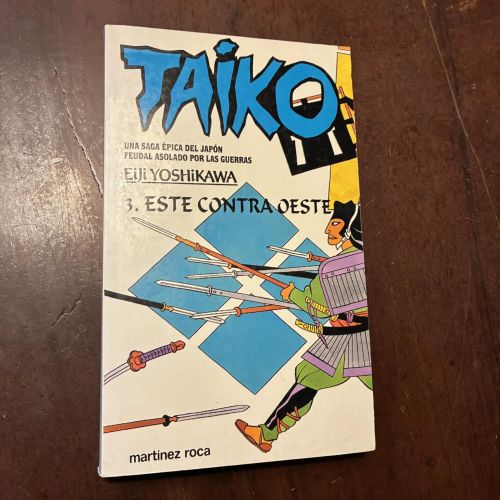 Portada del libro de Taiko 3. Este contra oeste
