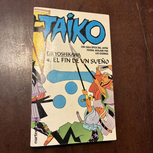 Portada del libro de Taiko 4. El fin de un sueño