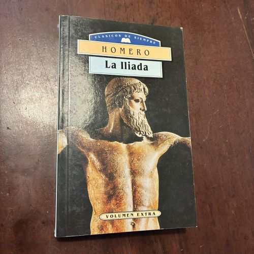Portada del libro de La Iliada. Homero
