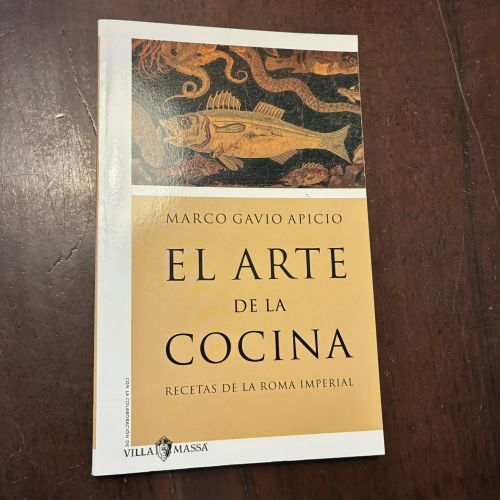 Portada del libro de El arte de la cocina. Recetas de la Roma Imperial