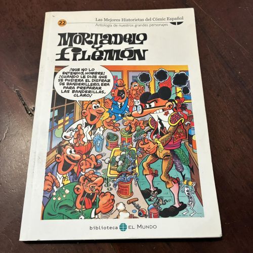 Portada del libro de Mortadelo y Filemón 22