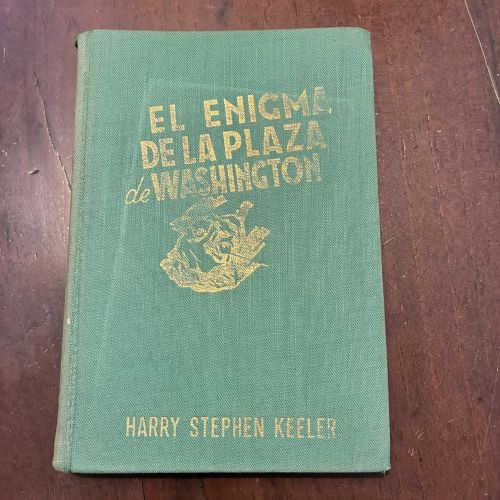 Portada del libro de El enigma de la plaza de Washington