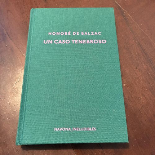 Portada del libro de Un caso tenebroso