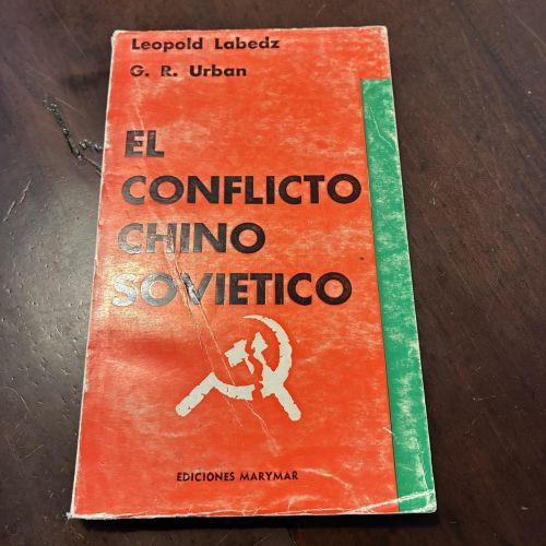 Portada del libro de El conflicto chino soviético