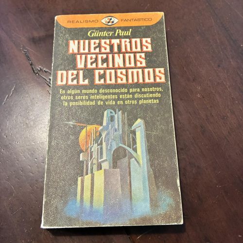 Portada del libro de Nuestros vecinos del Cosmos
