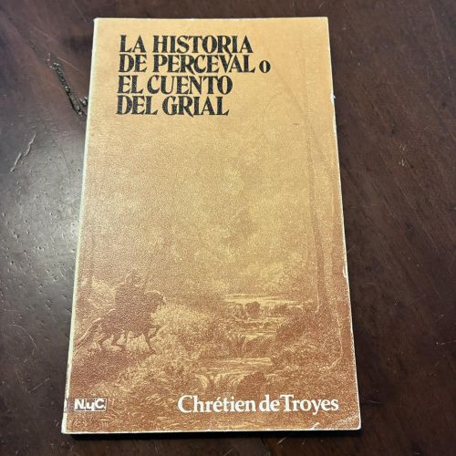 Portada del libro de La historia de Perceval o el cuento del grial