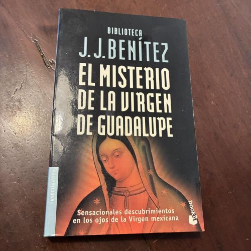 Portada del libro de El misterio de la virgen de Guadalupe