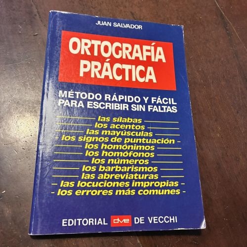 Portada del libro de Ortografía práctica