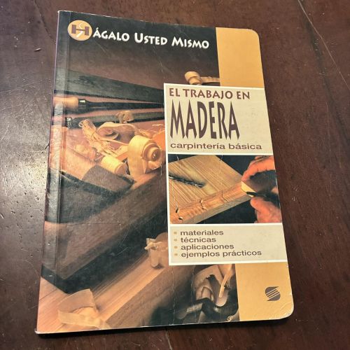 Portada del libro de El trabajo en madera. Carpintería básica