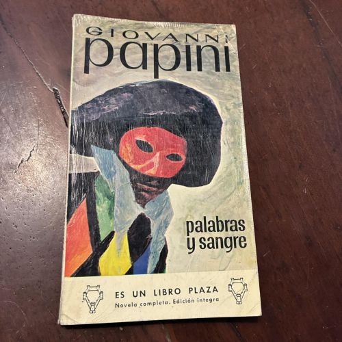 Portada del libro de Palabras y sangre