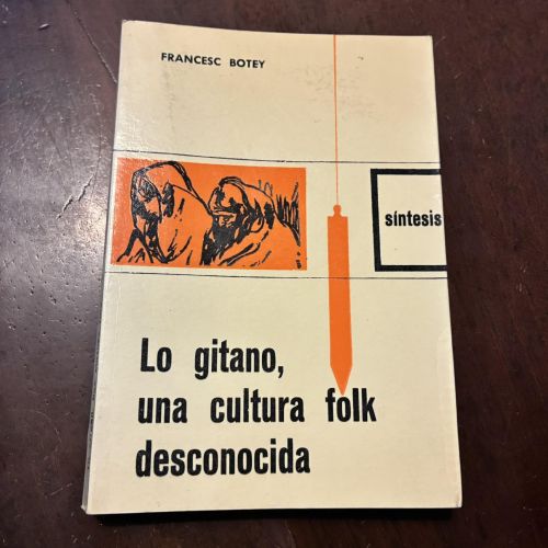 Portada del libro de Lo gitano, una cultura folk desconocida