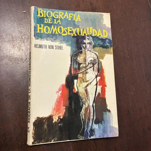 Portada del libro de Biografía de la homosexualidad