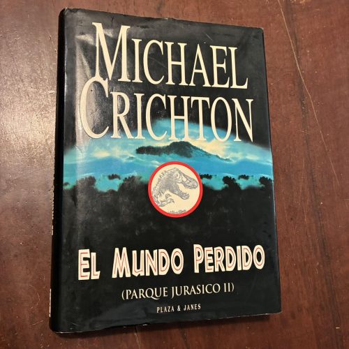 Portada del libro de El mundo perdido (Parque Jurásico II)