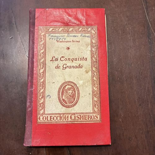 Portada del libro de La conquista de Granada
