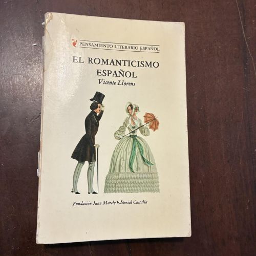 Portada del libro de El romanticismo español