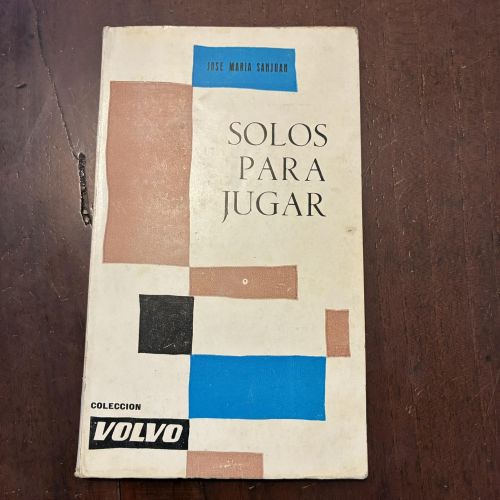 Portada del libro de Solos para jugar