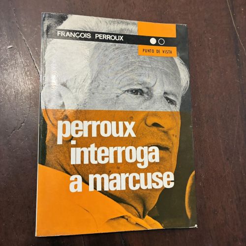Portada del libro de Perroux interroga a Marcuse