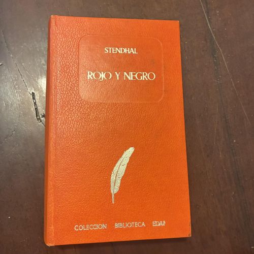 Portada del libro de Rojo y negro