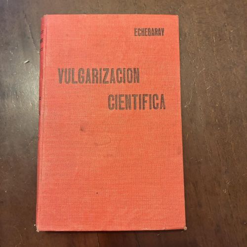 Portada del libro de Vulgarización científica