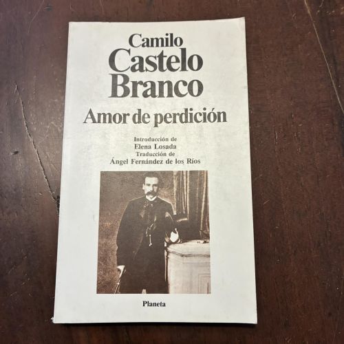 Portada del libro de Amor de perdición