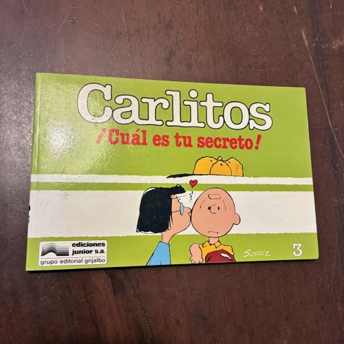 Portada del libro de Carlitos. ¡Cuál es tu secreto!