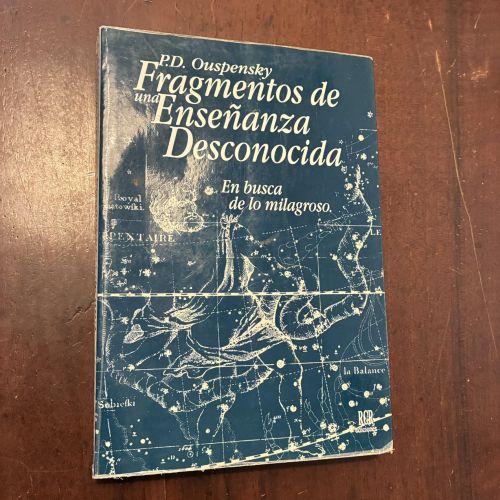 Portada del libro de Fragmentos de una enseñanza desconocida