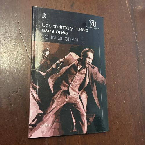Portada del libro de Los treinta y nueve escalones