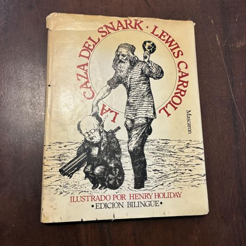 Portada del libro de La caza del snark. Edición bilingüe