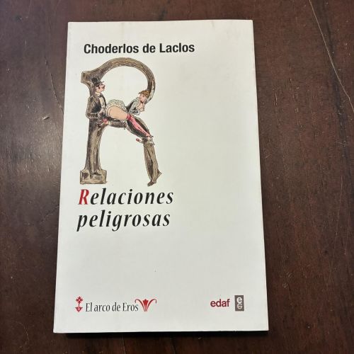 Portada del libro de Relaciones peligrosas