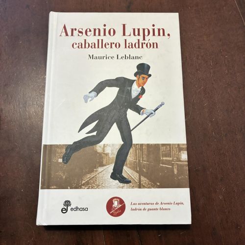 Portada del libro de Arsenio Lupin, caballero ladrón