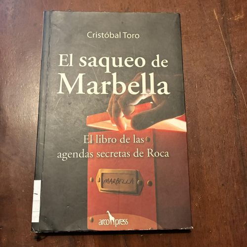 Portada del libro de El saqueo de Marbella