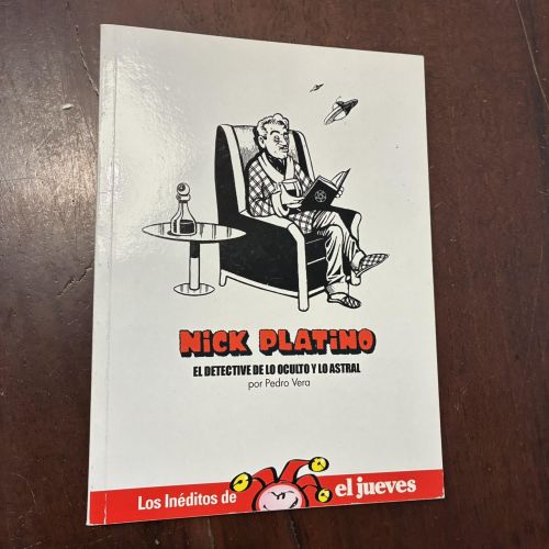 Portada del libro de Nick Platino. El detective de lo oculto y lo astral