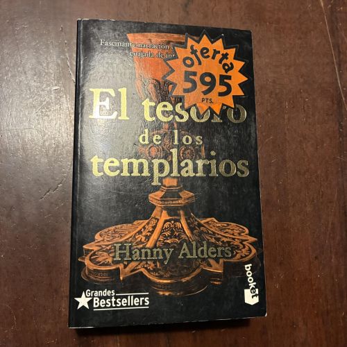 Portada del libro de El tesoro de los templarios