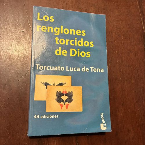 Portada del libro de Los renglones torcidos de Dios