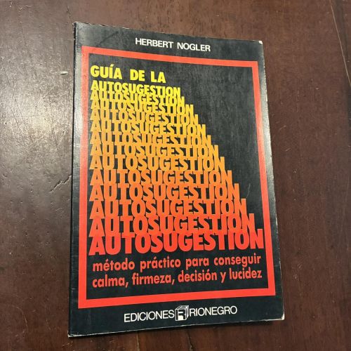 Portada del libro de Guía de la autosugestión
