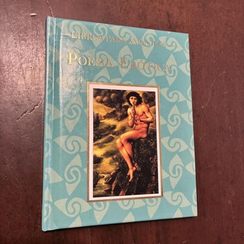 Portada del libro de Poesía erótica
