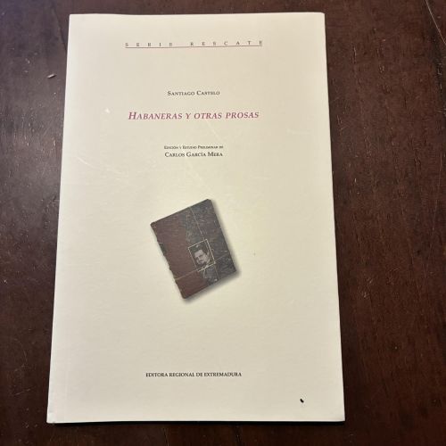 Portada del libro de Habaneras y otras prosas