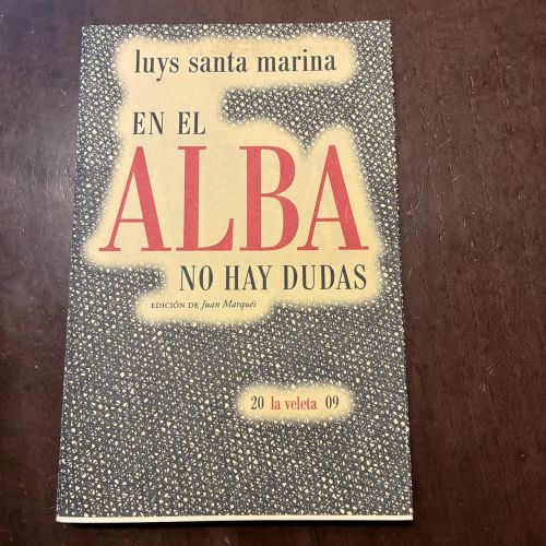 Portada del libro de En el alba no hay dudas