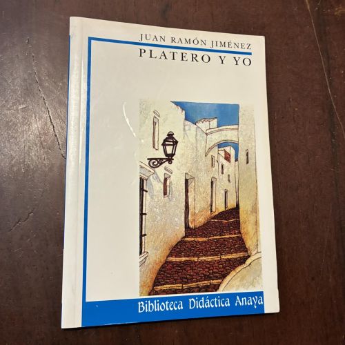 Portada del libro de Platero y yo