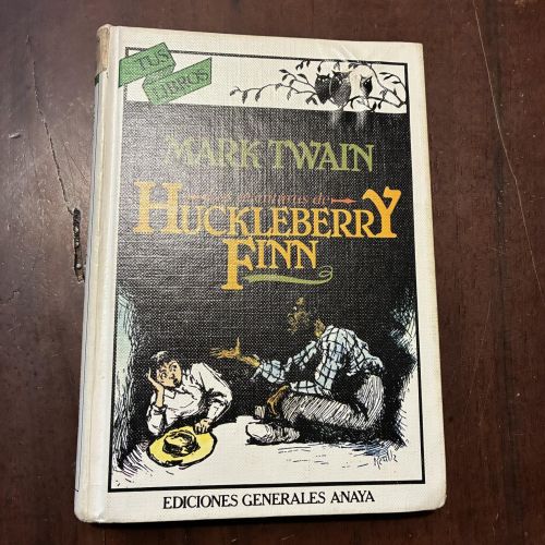 Portada del libro de Las aventuras de Huckleberry Finn