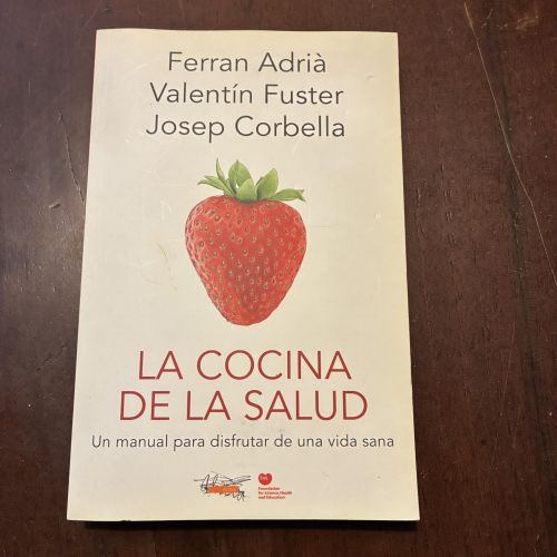 Portada del libro de La cocina de la salud