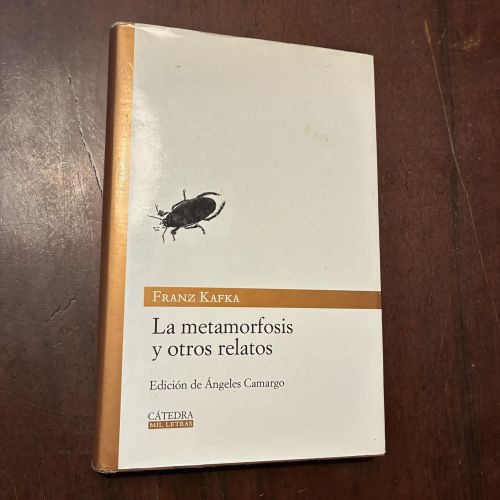 Portada del libro de La metamorfosis y otros relatos